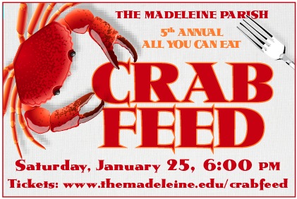 crab feed is January 25!